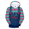 Mens Hoodies Sweatshirts İyi Guys Chucky 3d Baskılı Güzel Karikatür Erkek Kadın Boş Zamanlı Basit Sokak Giysileri Damla Teslimat Giyim CL DHTJQ