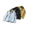 Taksäckens fogjacka Splicing Function American Workwear Baseball Jacket Deconstruction for Men and Women Spring and Autumn