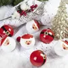 Boule suspendue de noël, décoration de fête, crée une atmosphère Festive riche/lot d'accessoires d'arbre, boules solides 6cm faciles à accrocher