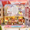 DIY CASA Box Theatre Miniatures Handmade Model Room Kit de maison de poupée en bois avec meubles Toys de lapin pour enfants cadeaux d'anniversaire