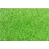 Tapis Artificielle Jardin Gazon Réaliste Pelouse Fée Mousse DIY Artisanat Miniature Ornement Pour La Décoration De Paysage (15x15cm)