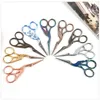 Nya rostfritt stål Nagelverktyg Eyebrow Scissors Nose Eyelash Tape Scissors Stork Scissors Ansiktshårtrimmer Makeup Tool- För nagelverktyg Eyelash Tape Scissors