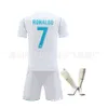 Conjuntos de futebol Fatos de treino 17-18 Real Madrid Jersey 7 Home Away Dois adultos