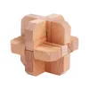 Kinder entriegeln Holzspielzeug Luban Lock Puzzle Casual Spielzeug für Kinder