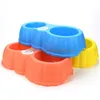 Cat Bowls Fearers Factory بالجملة البلاستيكية اليقطين نوع Pet Bowl Dog Matic Feeding Drinker Double Food Basin Sups