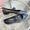 Pointed Mary Jane Genuine Leather, Versatile, One Foot Ballet with A Single Strap, Casual Women's Shoes, Commuting Shoes