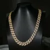 Sale Sale الساخن 17mm 925 Sterling Silver Necklace Iced Out Pass Tester Diamond Cuban Link American Fashion Hiphop Necklace