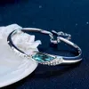 Junli Jewelry Argento sterling Dodici Costellazioni Coppia Bracciale Donna Muse Occhio Cristallo austriaco Luce Lusso S6xg