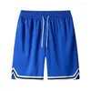 Männer Shorts 2024 Sommer Schnell Trocknende Sport Trendy Und Modische Laufen Fitness Dünne Eis Seide Atmungsaktive Mesh Hosen 5XL