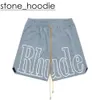 Rhude Shorts 남자 디자이너 반바지 고품질 TRCKSUIT 고급 거리 트렌디 한 바지 느슨하고 cmofortable Sprots Rhude Shorts 여성 캐주얼 Quick Dry Shorts 5966