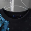 Camisetas masculinas Novas homens Designer feminino Casual Pattern Tshirts Casal Letters de corpo inteiro Impresso TS Y240402