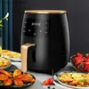 Air Fryers Home 6L touch screen dual air fryer electric deep fryer oven with independent basket intelligent air fryer Y240402