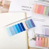 200 feuilles Couleur solide Notes collantes Points clés Index post Sticker Bookmark to Do List Étiquettes Sticky Notes Memo Pad Pinellerie