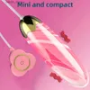 Altri oggetti di bellezza della salute per adulti Game Womens Vibration Jumping Love G-Spot False Penis Remote Control Vibratore multi-velocità Y240402