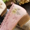 ポンプVeowalk Women Jacquard Fabric 4cm Medium Heel Shoes Ladies Embroidered先の先の尖ったつま先スリップ