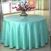 Toalha de mesa de cor sólida circular impermeável toalha de mesa El casamento saia capa decoração festa