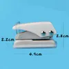 Simple Mini Single Paper Puncher Small Fresh Portable Office Binding Supplies Paper Cut Scrapbook Round Hole Punch Stationery