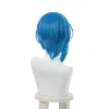 Wigs Lemail wig Synthetic Hair Love Live!Super Star!! Shiki Wakan Cosplay Wig 35cm Women Short Straight Blue Bob Heat Resistant Wigs