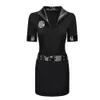 Sxxxl Frau sexy Kostüm Erwachsene Polizist Offizier Uniform Halloween Frauen Cosplay -Kospary -Kleid 240319