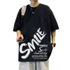 Baumwolle Trendy Marke Kurzarm T-shirt für männer Sommer Sweatshirt Oversize Kleine High Street Amerikanischen Lose Top Ins