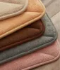 Tapis de bain Inyahome tapis en mousse à mémoire de forme antidérapant pour salle de bain tapis absorbant lavable en machine tapis de sol à séchage rapide