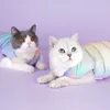 Vêtements pour chiens Gilet pour animaux de compagnie coloré Chat Chaud Vêtements de mode d'hiver Teddy Down Vesty