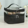 2024 다기능 여행 명확한 메이크업 가방 패션 다이아몬드 화장품 가방 세면 도구 주최자 방수 여성 저장 메이크업 케이스