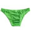 Underpants Sexy Men's Underwear Mini Bikini Briefs Transparent Thin Lingerie Gay Penis Pouch Jockstrap 6pcs/pack Mens Cueca