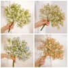 Decorative Flowers 7 Heads Of Night Fragrance Feel Starry Sky For Christmas Party Living Room Home Decoration Artificial Plastic Plants