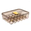 보관 병 부엌 계란 상자 안정 비 슬립 대용량 24 그리드 트레이 내구성 드롭 스쉽