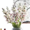 Kwiaty dekoracyjne sztuczna ozdobna roślina lilia z doliny Lotus japonicus fałszywe bonsai biuro domowe dekorat
