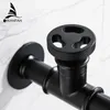 Bathroom Sink Faucets Bibcock Faucet Retro Euro Matte Black Washing Machine Toilet Mop Small Wall Mount Outdoor Garden Tap 20i04R