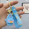 New Beauty High Beauty Dinosaur Keychain Slippers Keychains Cartoon Anime Sacs Penters Macaron Couleurs