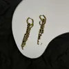 jewelry bb earring Double b chain metal letter b Paris earrings neutral earrings for men women