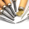 1st Professional Jewelry Diamond Bezel Setting Pusher Handy Diamond Setting Tool Handverktyg med trähandtag