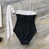 Bikinis Mujeres Diseñador Traje de baño Sexy Sling Bikini Diseño Cintura Cordón Traje de baño de una pieza Traje de baño para mujer Biquini