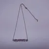 Pendant Necklaces Shinny Bar CZ Trendy Jewelry Party Wear Pendant Necklace Chain Vintage Women Girl 2024 Gift 240330