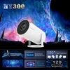 Cross-Border Hot Hy300 Projector Home Home Theater Entertainment Portable Projector HD 1080P Foreign Trade