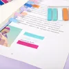 10*20st Transparent Index Notes Paper Office School Supplies Stationery Small Rectangu Fluorescle Sticker Strip Sticky Sticky