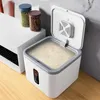 Opslag Flessen Rijst Dispenser Keuken Nano Emmer Insect-proof vochtbestendige Verzegelde Graan Huisdier Voedsel Container Box