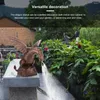 Decorazioni da giardino Fontana d'acqua Spray Drago Modello di respirazione dell'acqua Statua in resina Stagno galleggiante all'aperto Nuoto Strumenti da bagno per uccelli