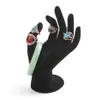 Nieuwe Zwart Fluwelen Sieraden Ring Armband Ketting Opknoping Hand Display Houder Stand Show Rack Hars Whole250N