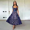 Vestidos casuales Sporlike Floral Impreso Elegante Largo Para Mujeres Sólido Bohemio Sin Mangas Verano Playa Bodycon Ver A Través De Fiesta