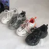 Niestandardowe luksusowe designerskie mężczyźni kobiety Casual Shoes Track 3 3.0 Triple White Black Sneakers Tess.s. Gomma skórzany trener nylonowych drukowanych trenerów platformy Buty F1