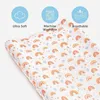 2pcs Printed Nursing Pillow Case Diaper Changing Pad Cover Set for borns Comfortable Baby Nappy Mat Sleeve 240325