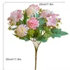 Decorative Flowers 30cm Simulated Hydrangea Plastic Multicolor Artificial Ball Multipurpose Flower For Wedding Birthday Party