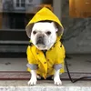 Hondenkleding JBTP-jas Winddicht Waterdicht Windjack Kapmantel Buitenregenjas Regen met capuchon voor klein groot