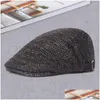 Berretti Moda retrò di alta qualità Scava fuori il cappello da uomo Regar Fit Cappelli estivi Sunsn Fornitura di pesca Consegna di goccia Dhpzn