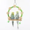 Other Bird Supplies Swing Toy Perches Parrots Rattan Ball Color Bead Cage Accessory