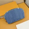 Portafoglio di design Borsa di jeans blu Portamonete portamonete Portafoglio con cerniera Portafogli lunghi corti Pochette Borsa con fiore vecchio Lettera Borsa di lusso Portafoglio da viaggio Porta carte Borsa Scatola originale